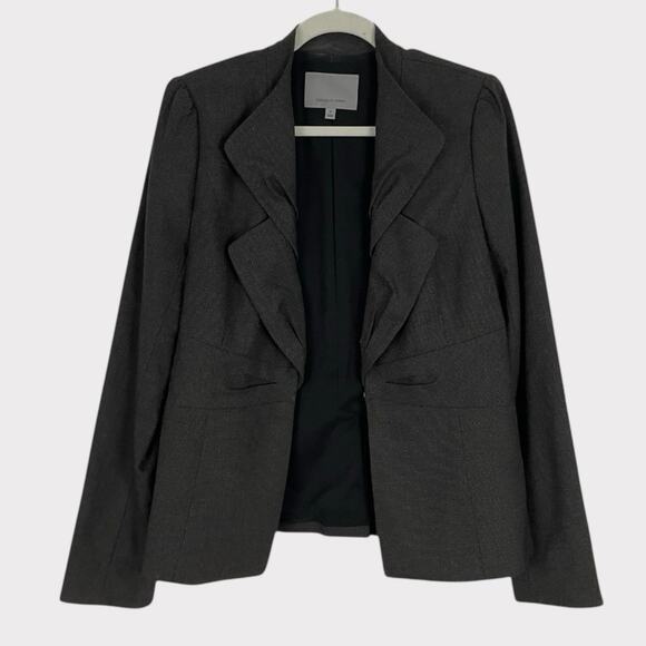 Classiques Entier Grey Double Lapel Button Down Suit Jacket - Picture 1 of 7